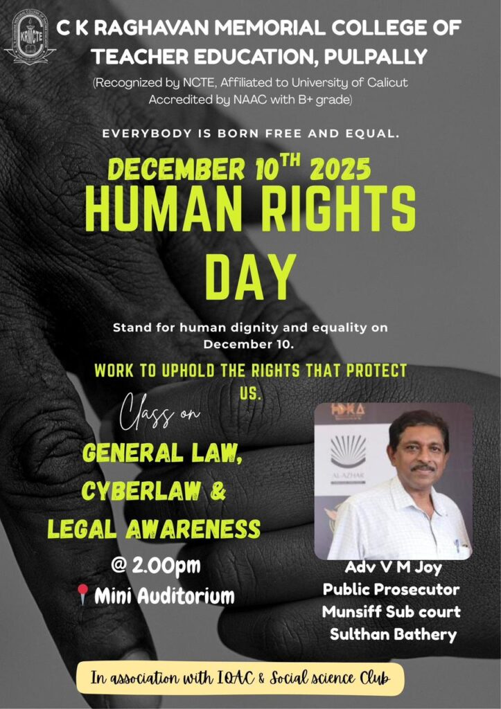 HUMAN RIGHTS DAY-Legal Awareness Class