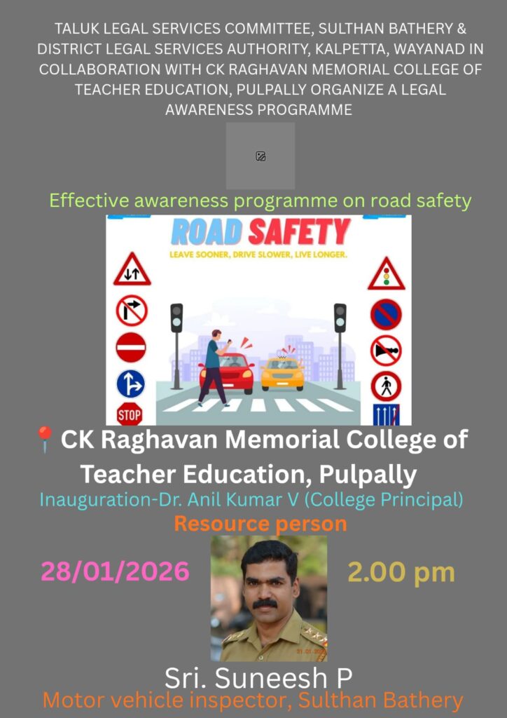 Effective awareness programme on road safety